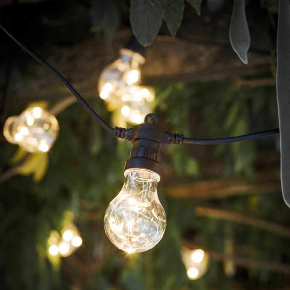 Festoon Classic Lights - Black - Duck Barn Interiors