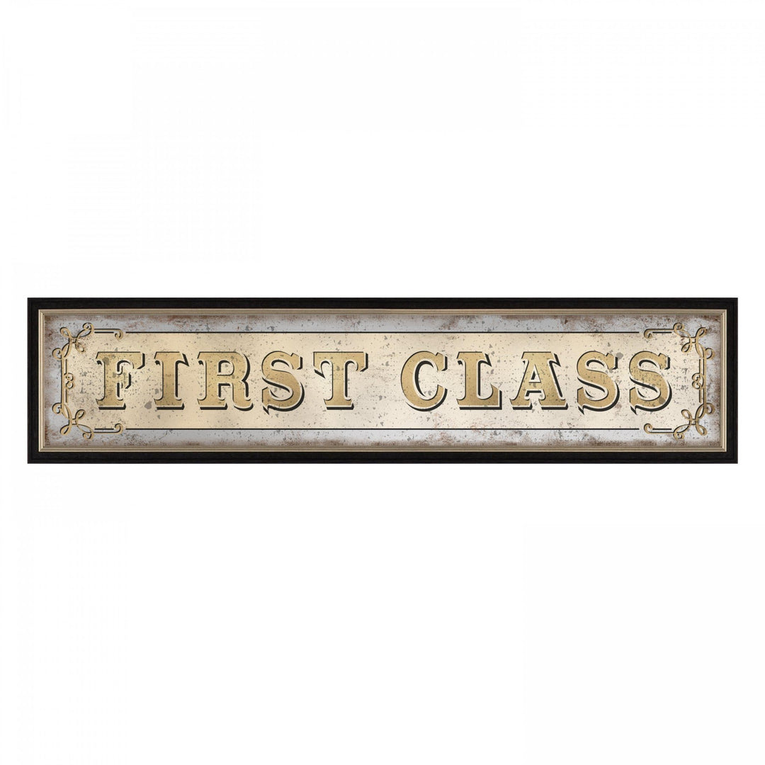 First Class Printed Mirror2 - Duck Barn Interiors