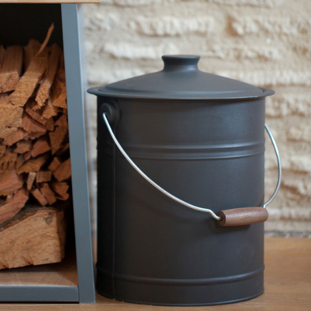 Forge Fire Bucket - Steel - Duck Barn Interiors