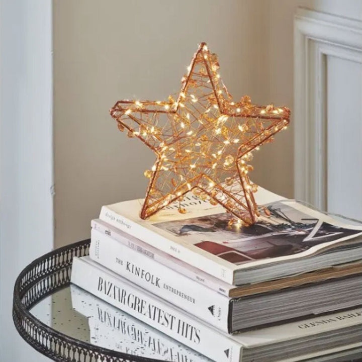 Galaxy Hanging Star - Copper - Battery Powered1 - Duck Barn Interiors