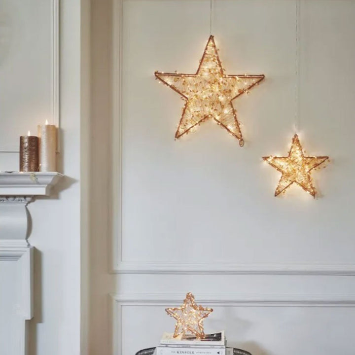 Galaxy Hanging Star - Copper - Battery Powered2 - Duck Barn Interiors