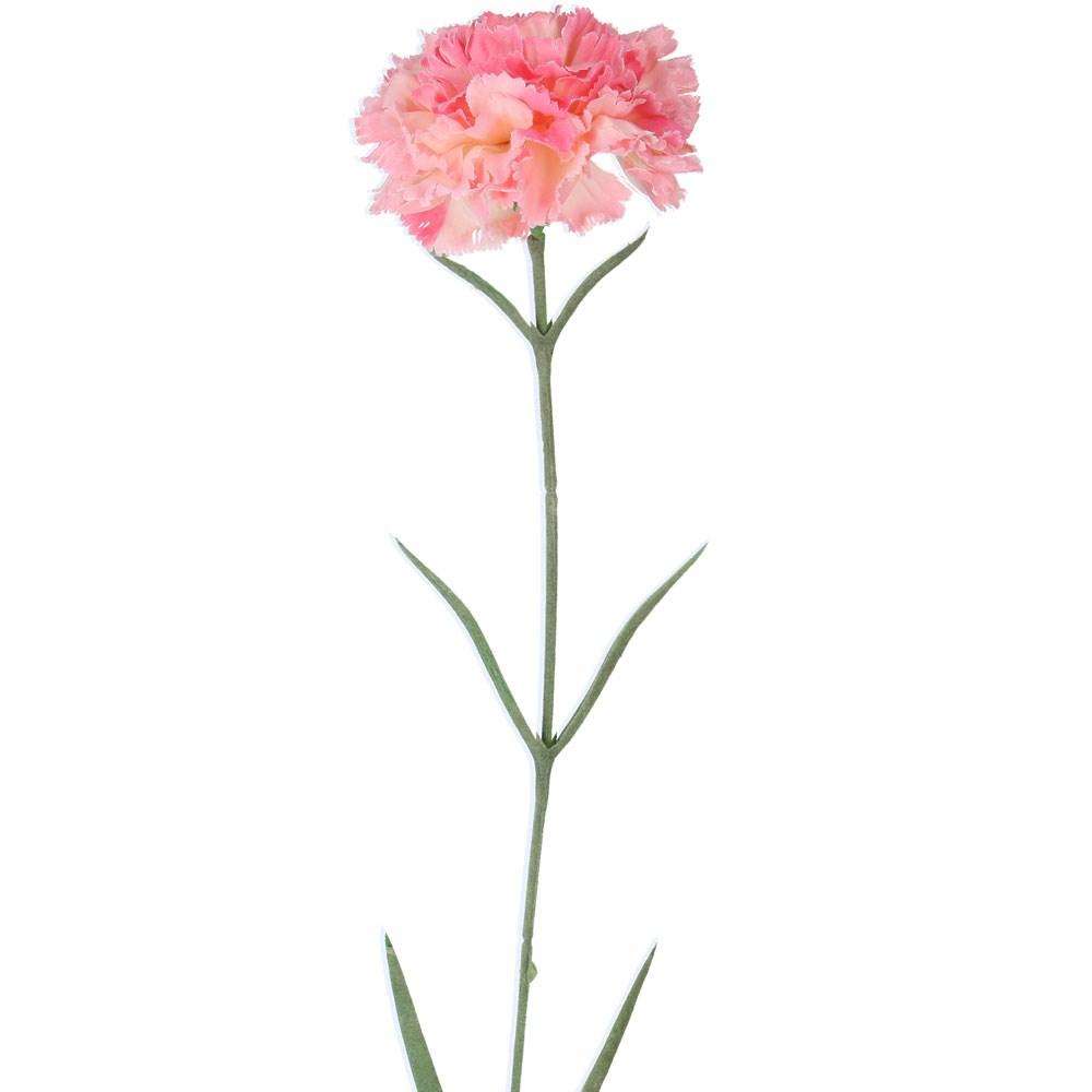 Gisela Graham Artificial Pink Carnation Stem2 - Duck Barn Interiors