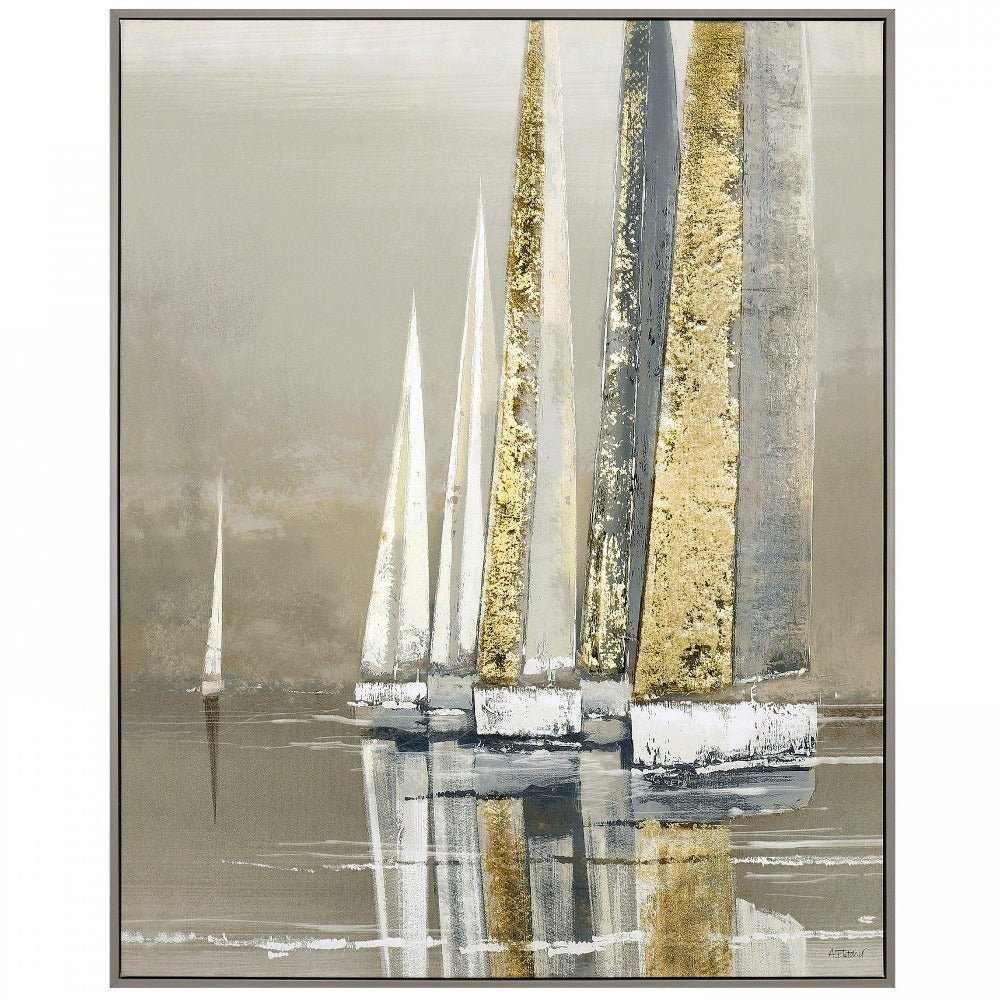 Golden Sails by Adelene Fletcher - Duck Barn Interiors