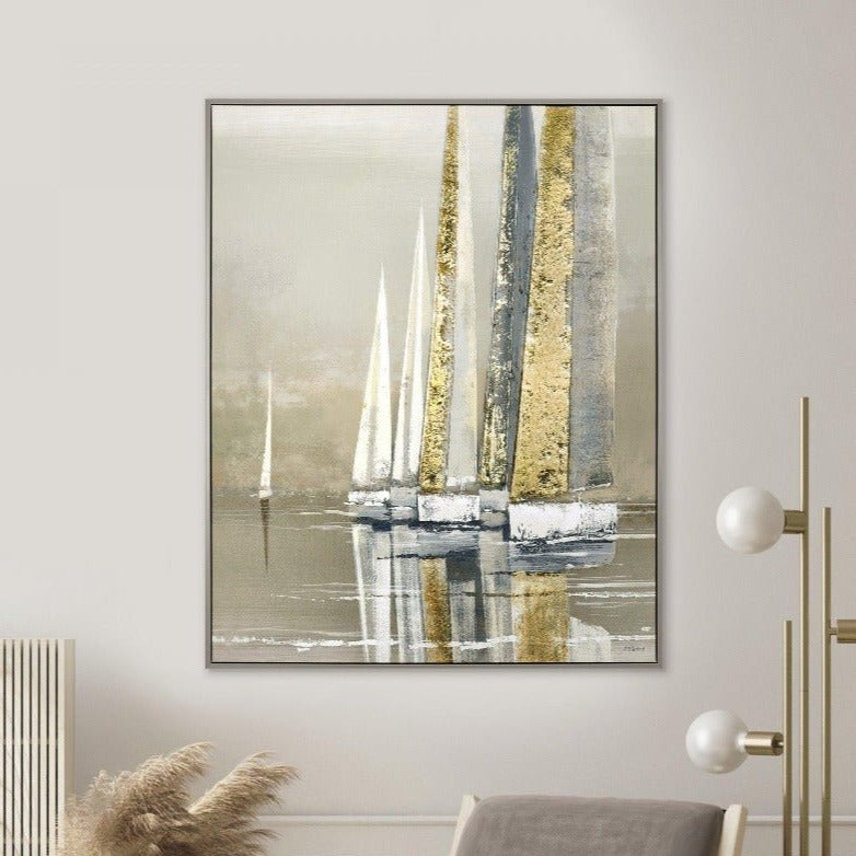 Golden Sails by Adelene Fletcher - Duck Barn Interiors