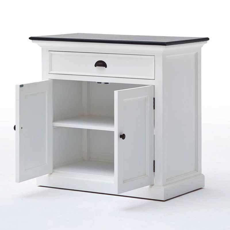 Halifax Contrast White Painted Small Sideboard2 - Duck Barn Interiors