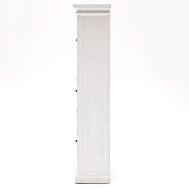 Halifax White Painted 3 Level Pantry Display Cabinet4 - Duck Barn Interiors