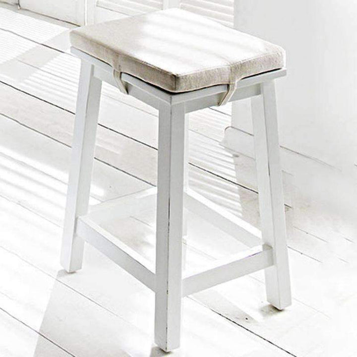 Halifax White Painted Breakfast Table and 2 Stools5 - Duck Barn Interiors