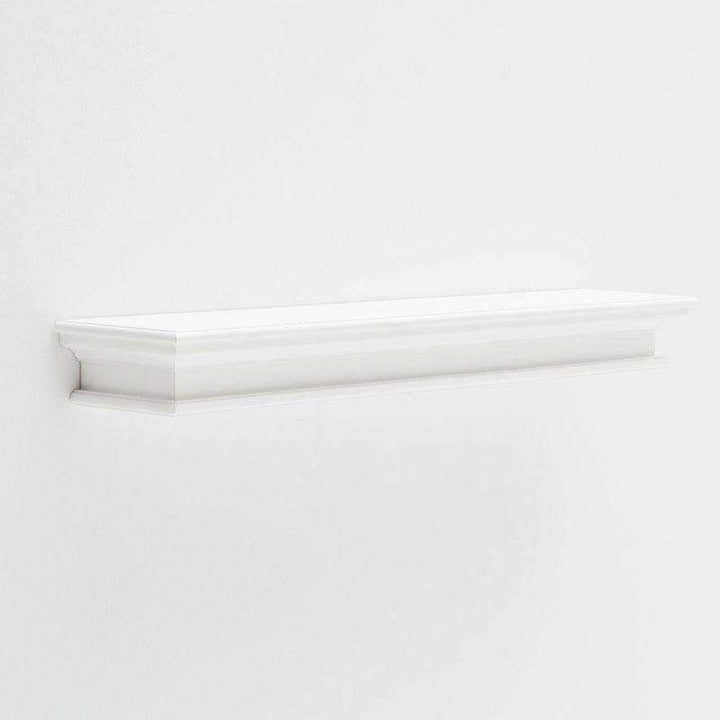 Halifax White Painted Floating Wall Shelf (3 Sizes)7 - Duck Barn Interiors