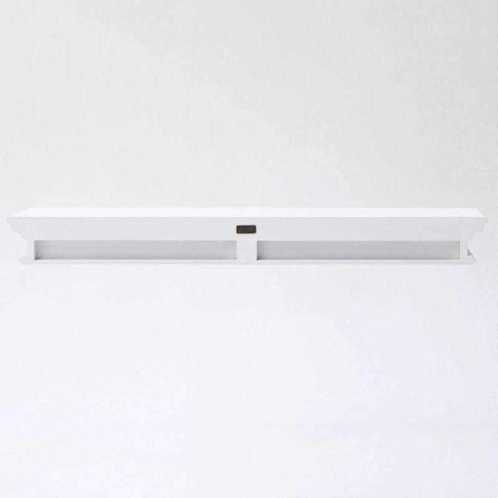 Halifax White Painted Floating Wall Shelf (3 Sizes)6 - Duck Barn Interiors