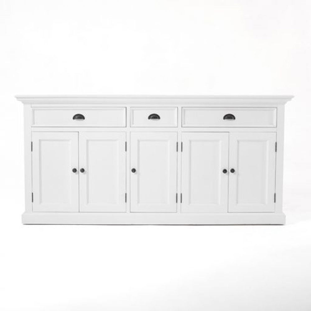 Halifax White Painted Hutch Bookcase Unit4 - Duck Barn Interiors