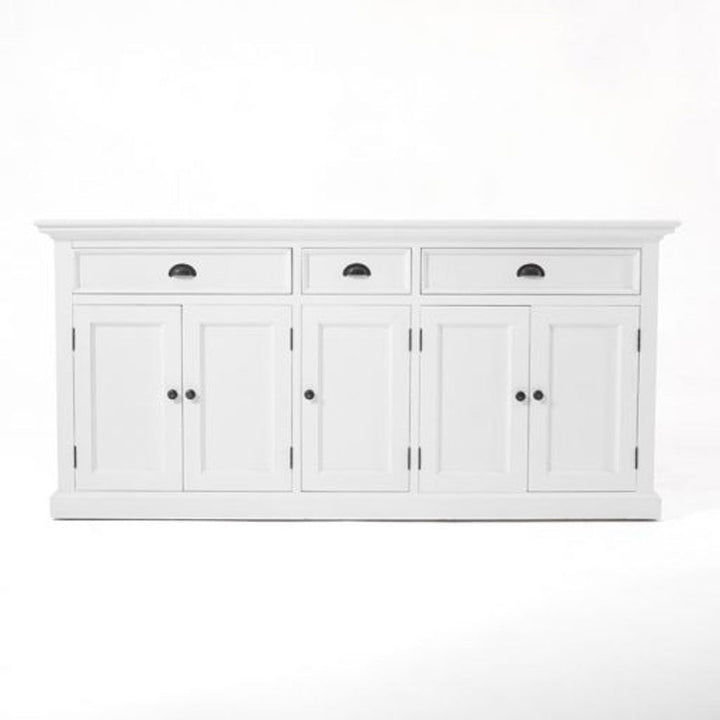 Halifax White Painted Hutch Bookcase Unit4 - Duck Barn Interiors