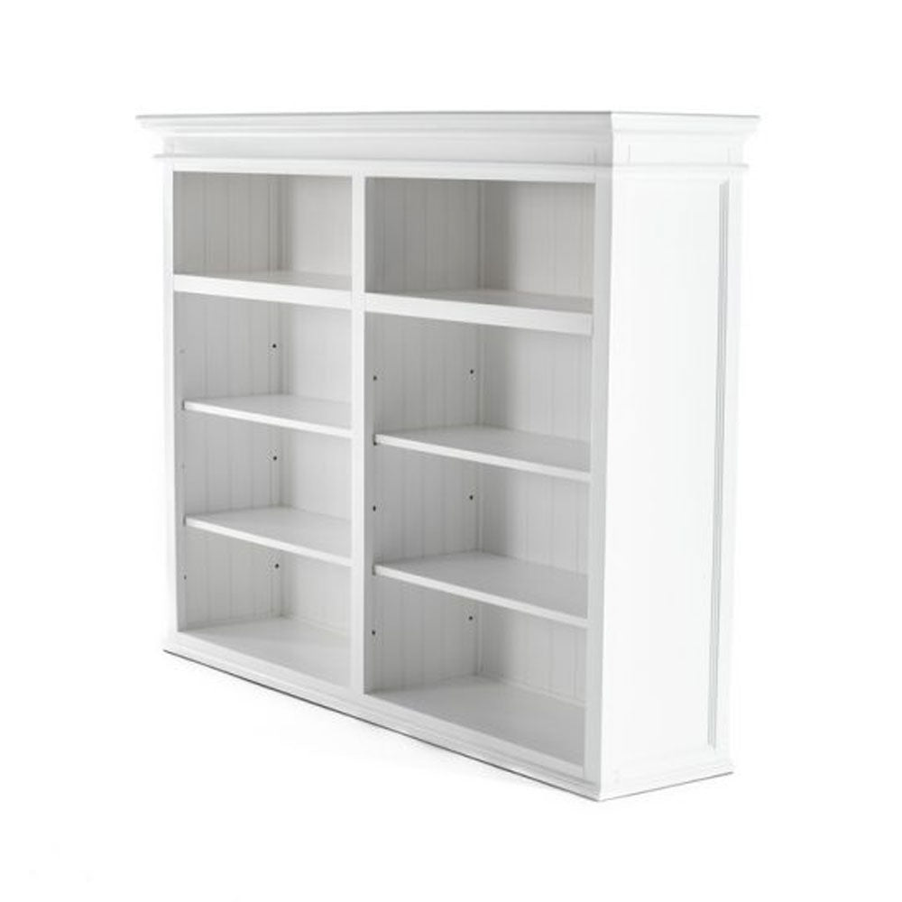 Halifax White Painted Hutch Bookcase Unit6 - Duck Barn Interiors