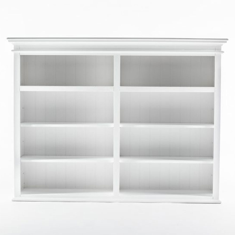 Halifax White Painted Hutch Bookcase Unit7 - Duck Barn Interiors