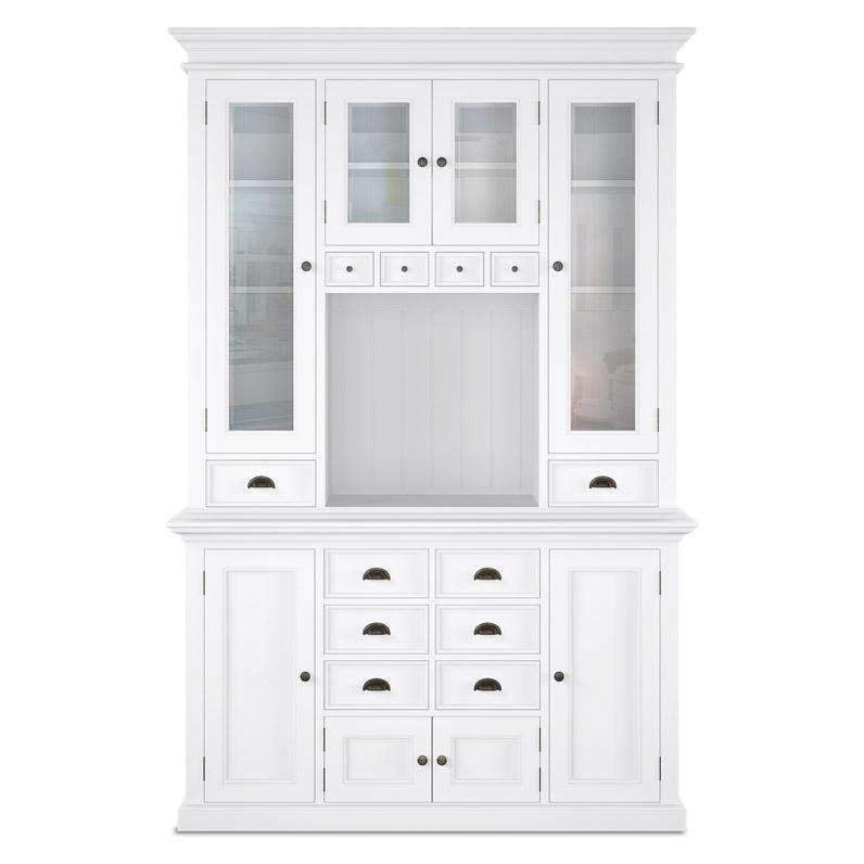 Halifax White Painted Kitchen Hutch Unit5 - Duck Barn Interiors