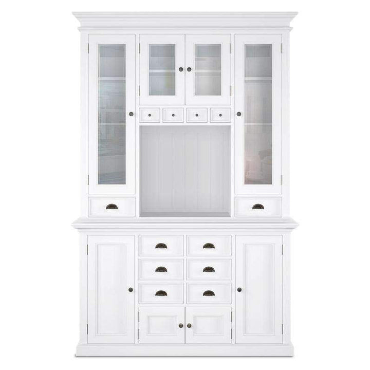 Halifax White Painted Kitchen Hutch Unit5 - Duck Barn Interiors