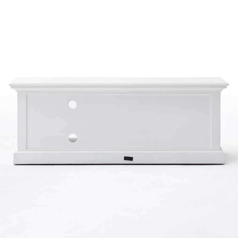 Halifax White Painted Medium TV Unit5 - Duck Barn Interiors