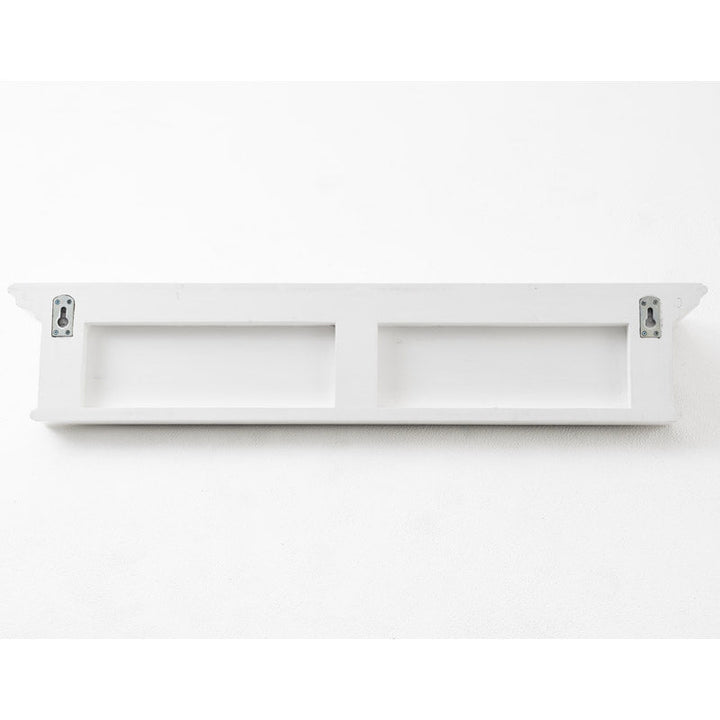 Halifax White Painted Six Hook Coat Rack Shelf5 - Duck Barn Interiors