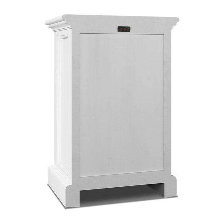 Halifax White Painted Small 3 Drawer Bedside Cabinet - Duck Barn Interiors