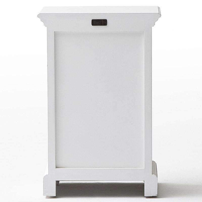 Halifax White Painted Small 3 Drawer Bedside Cabinet - Duck Barn Interiors