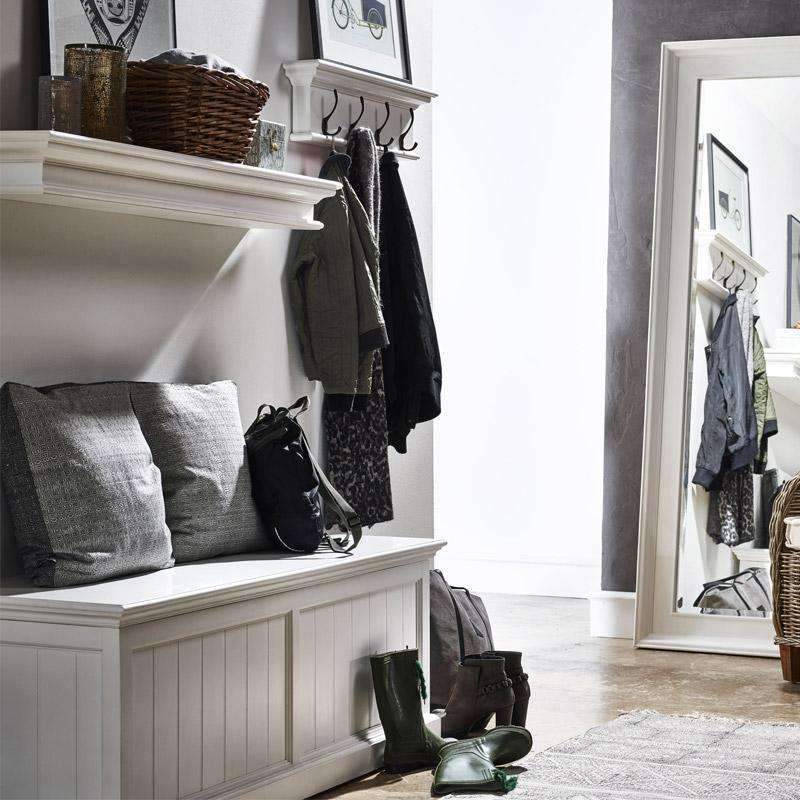 Halifax White Painted Storage Chest - Duck Barn Interiors