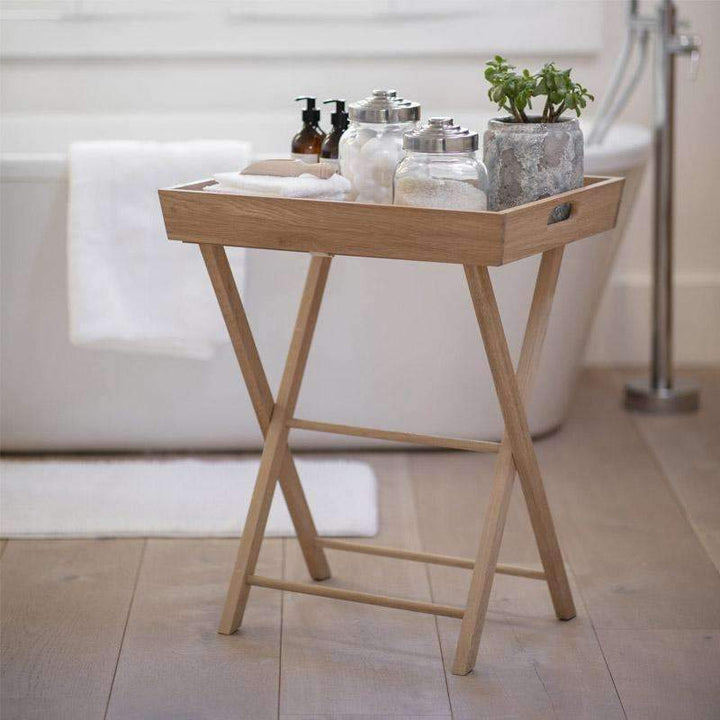 Hambledon Butlers Oak Tray Table1 - Duck Barn Interiors