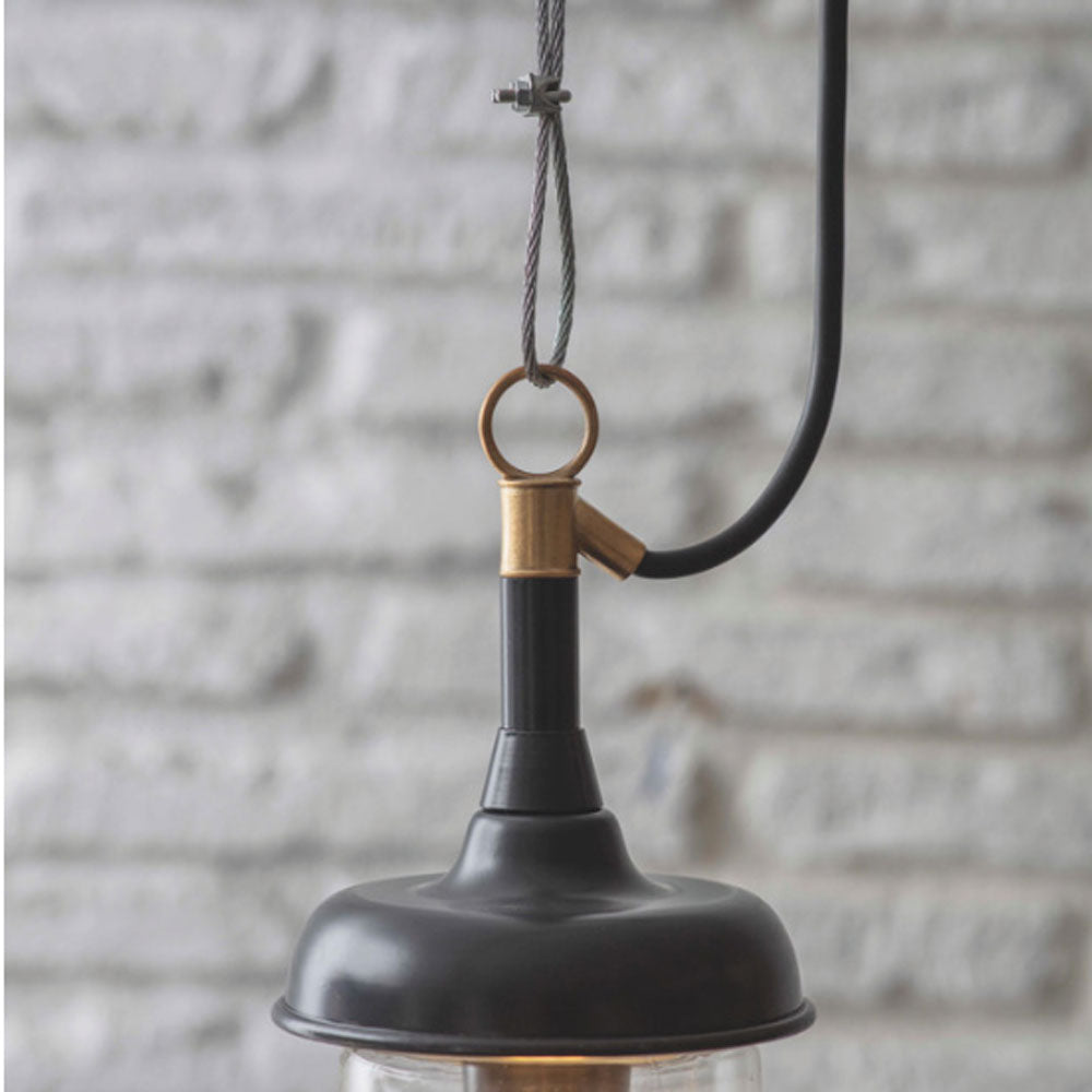 Harbour Outdoor Pendant Light - Carbon - Duck Barn Interiors