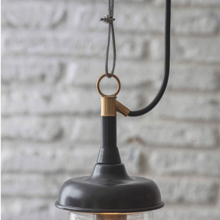 Harbour Outdoor Pendant Light - Carbon2 - Duck Barn Interiors