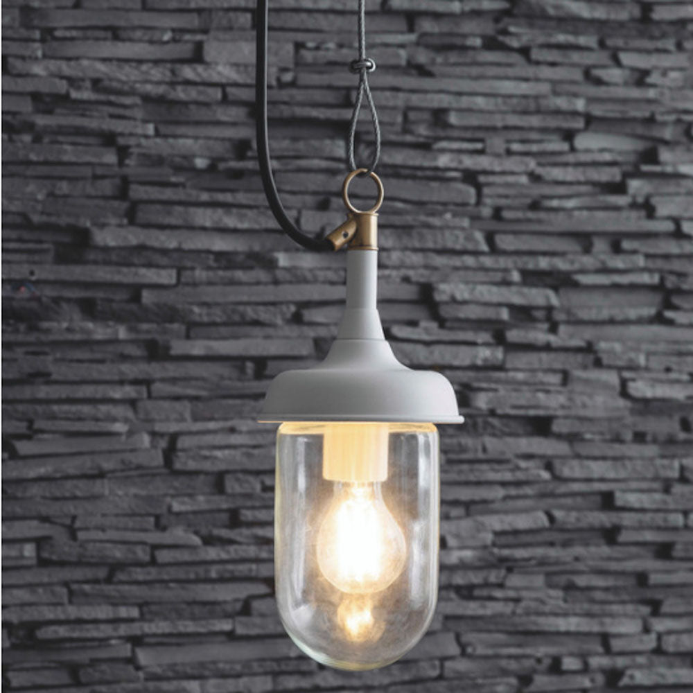 Harbour Outdoor Pendant Light - Lily White - Duck Barn Interiors