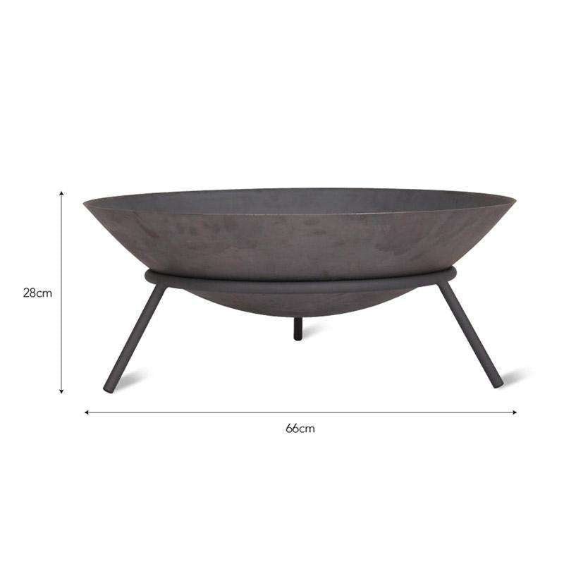 Idbury Fire Pit - Cast Iron4 - Duck Barn Interiors