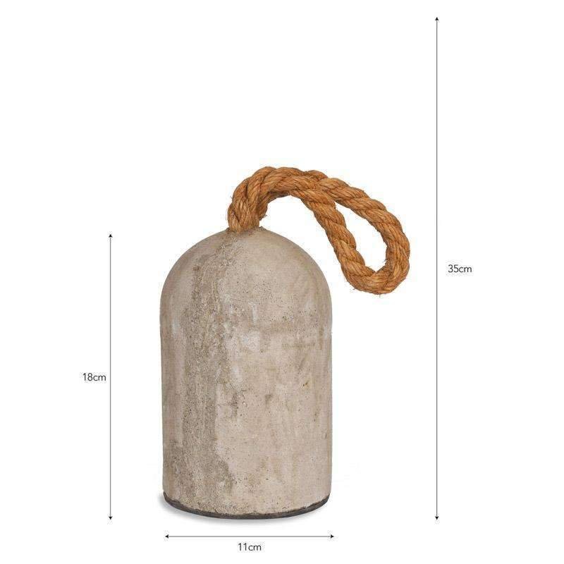 Industrial Cement and Rope Doorstop3 - Duck Barn Interiors