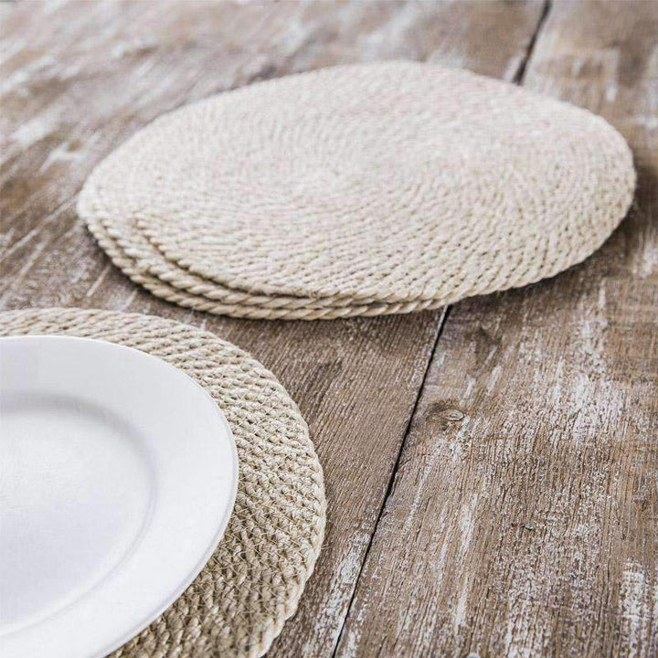 Jute Placemats (Set of 4) - Duck Barn Interiors