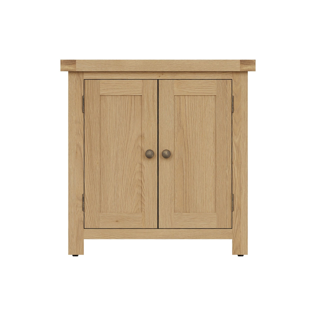 Kirdford Oak 2 Door Cupboard4 - Duck Barn Interiors