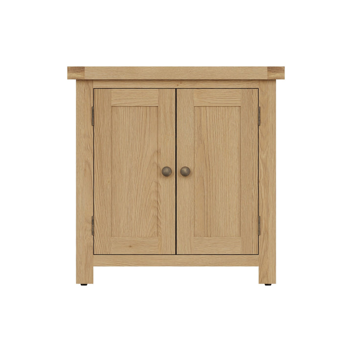 Kirdford Oak 2 Door Cupboard4 - Duck Barn Interiors