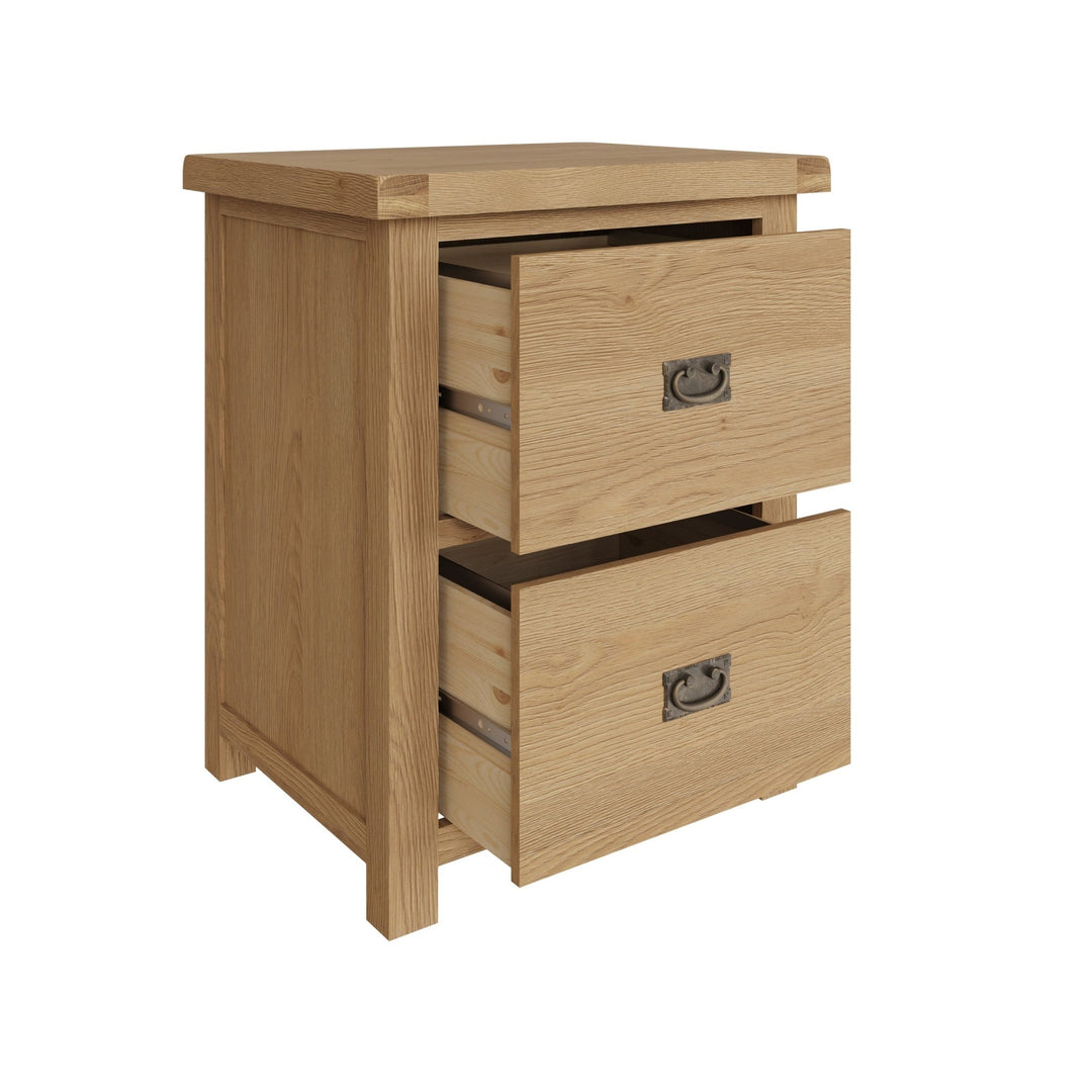 Kirdford Oak Filing Cabinet4 - Duck Barn Interiors