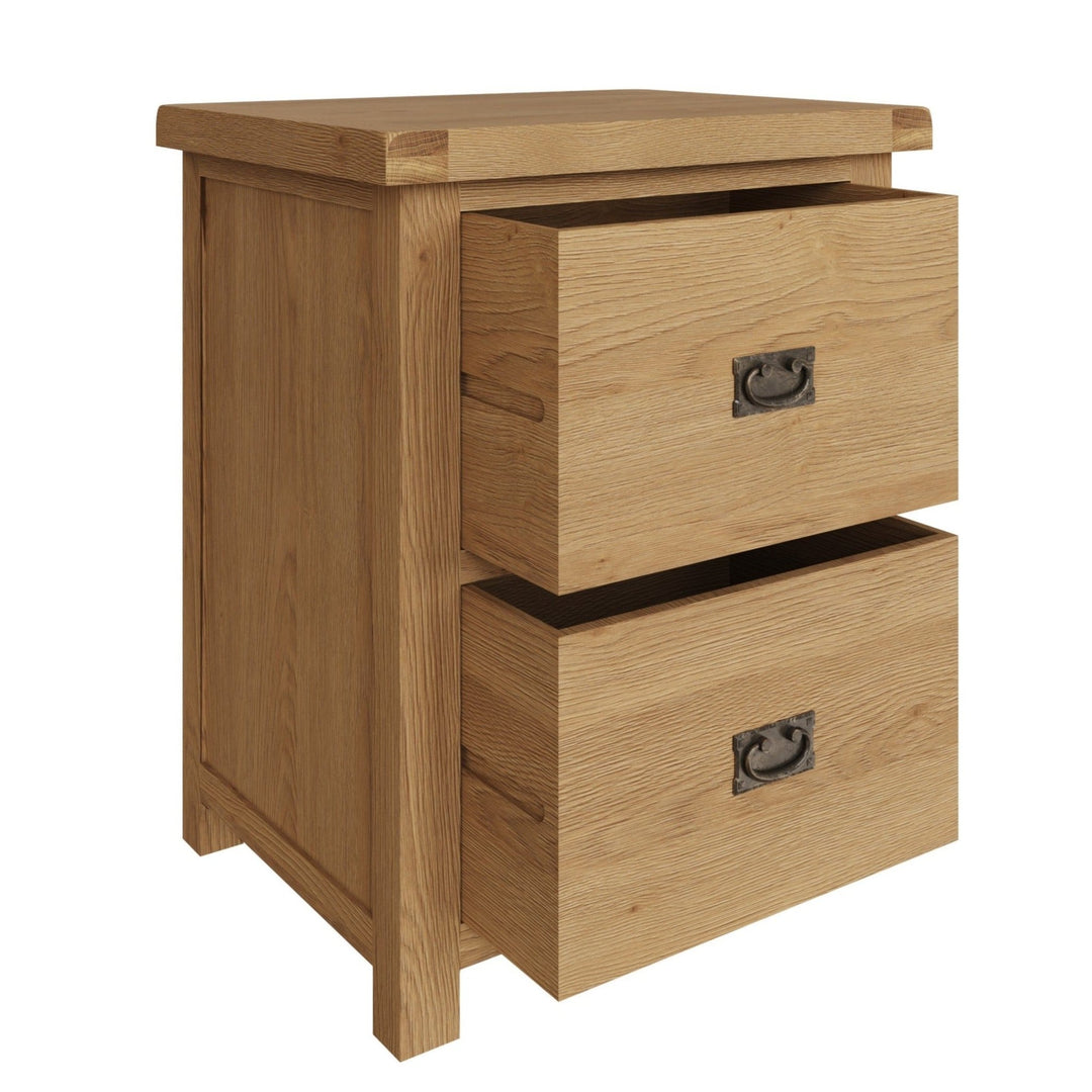 Kirdford Oak Filing Cabinet3 - Duck Barn Interiors