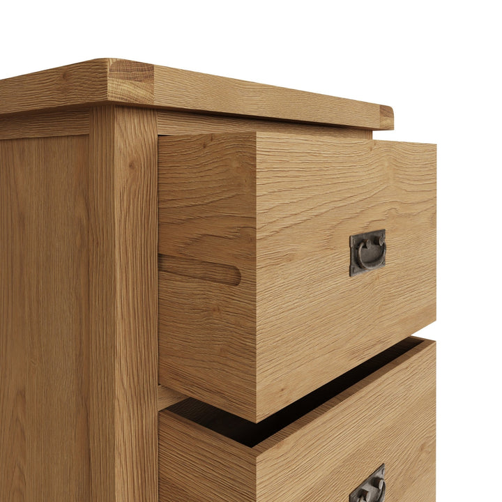 Kirdford Oak Filing Cabinet8 - Duck Barn Interiors