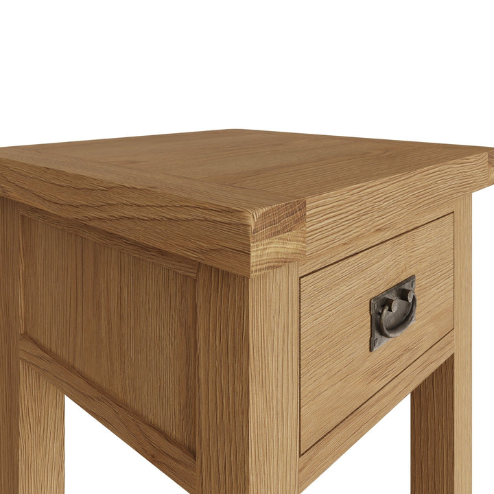 Kirdford Oak Lamp Side Table5 - Duck Barn Interiors