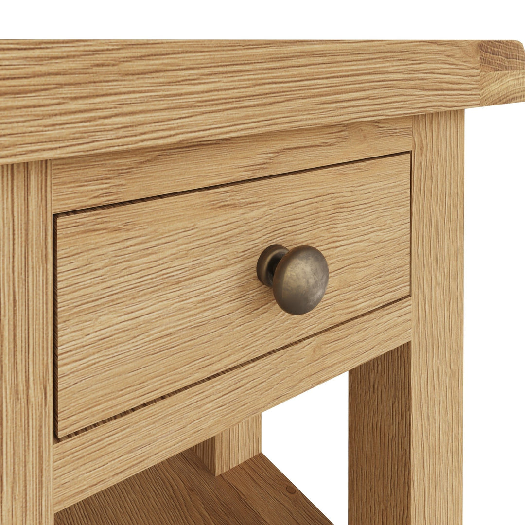 Kirdford Oak Side Table5 - Duck Barn Interiors