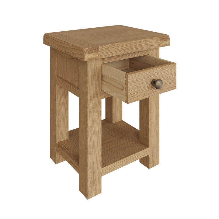 Kirdford Oak Side Table3 - Duck Barn Interiors