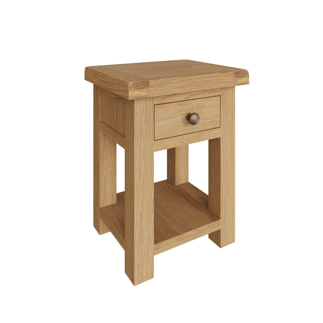 Kirdford Oak Side Table7 - Duck Barn Interiors