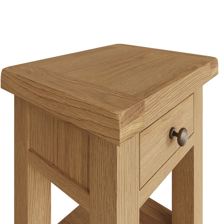 Kirdford Oak Side Table2 - Duck Barn Interiors