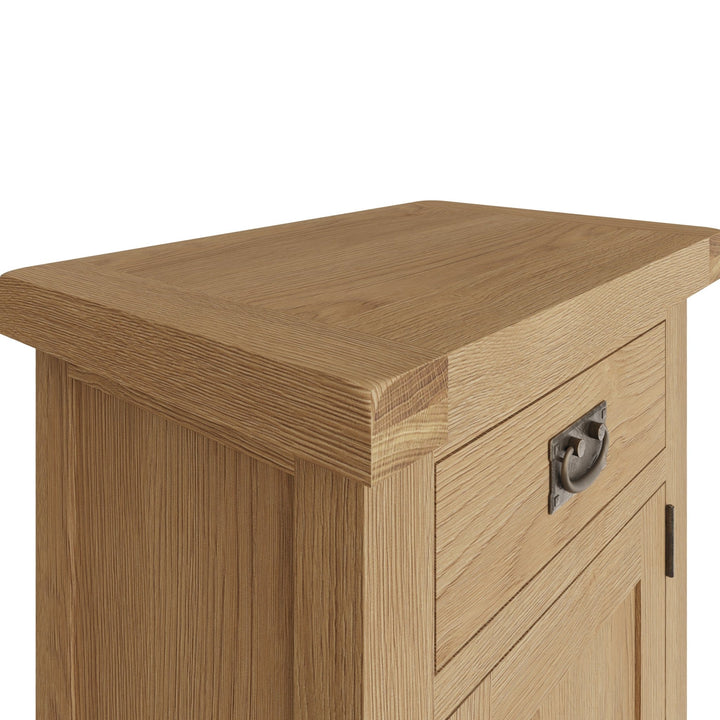 Kirdford Oak Small Cupboard4 - Duck Barn Interiors