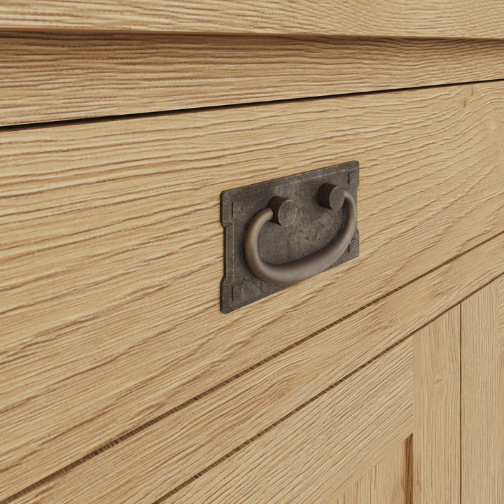 Kirdford Oak Small Sideboard6 - Duck Barn Interiors