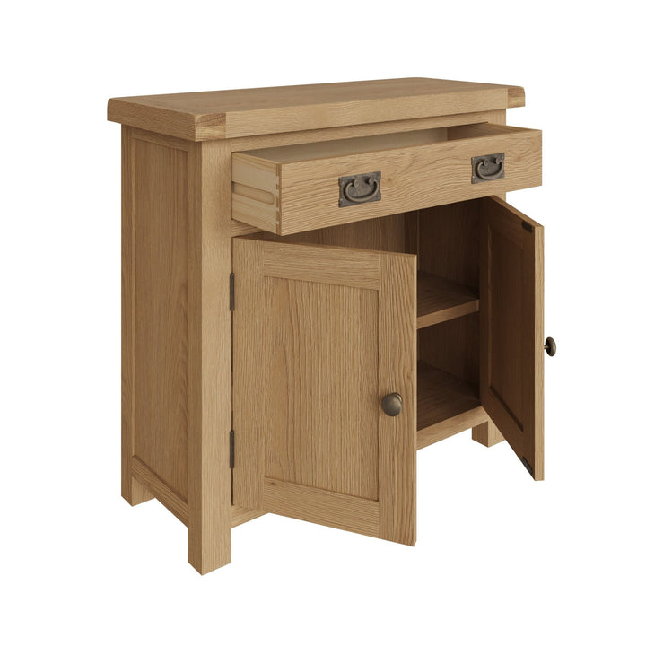 Kirdford Oak Small Sideboard2 - Duck Barn Interiors