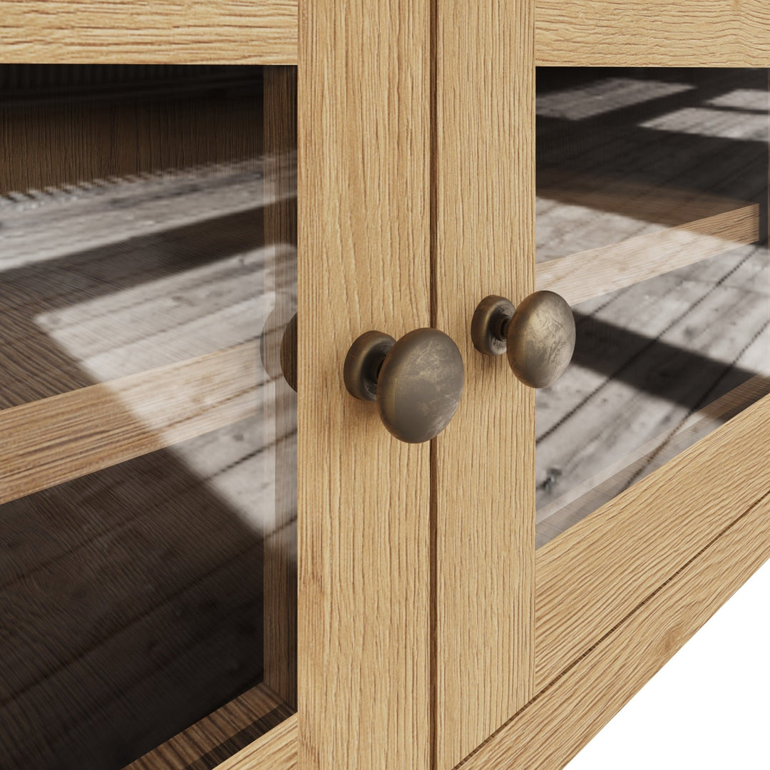 Kirdford Oak TV Unit6 - Duck Barn Interiors