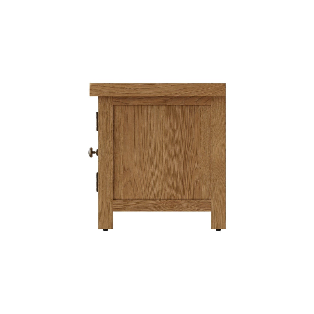 Kirdford Oak TV Unit7 - Duck Barn Interiors