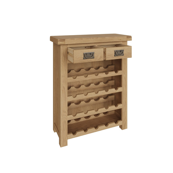 Kirdford Oak Wine Cabinet2 - Duck Barn Interiors