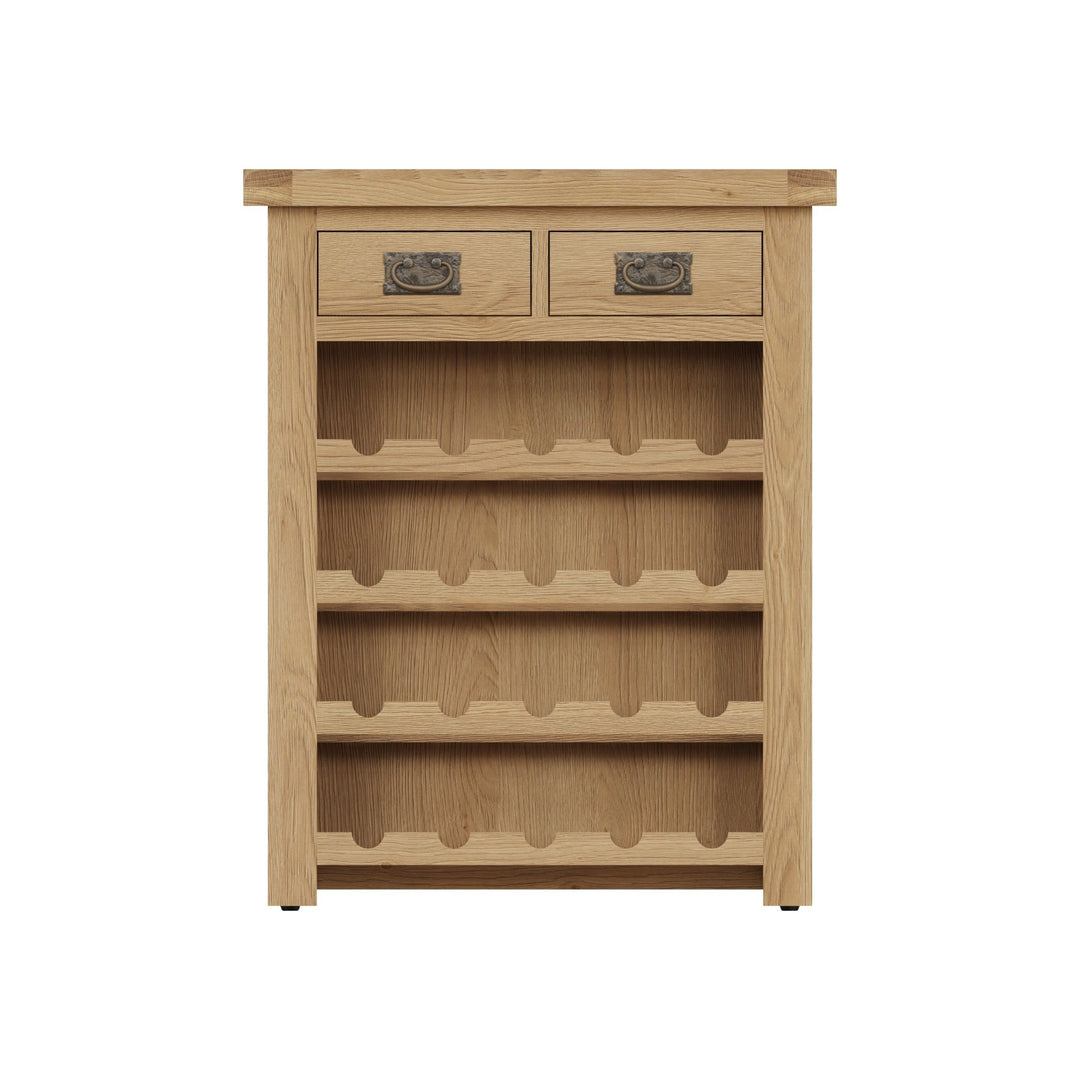 Kirdford Oak Wine Cabinet5 - Duck Barn Interiors