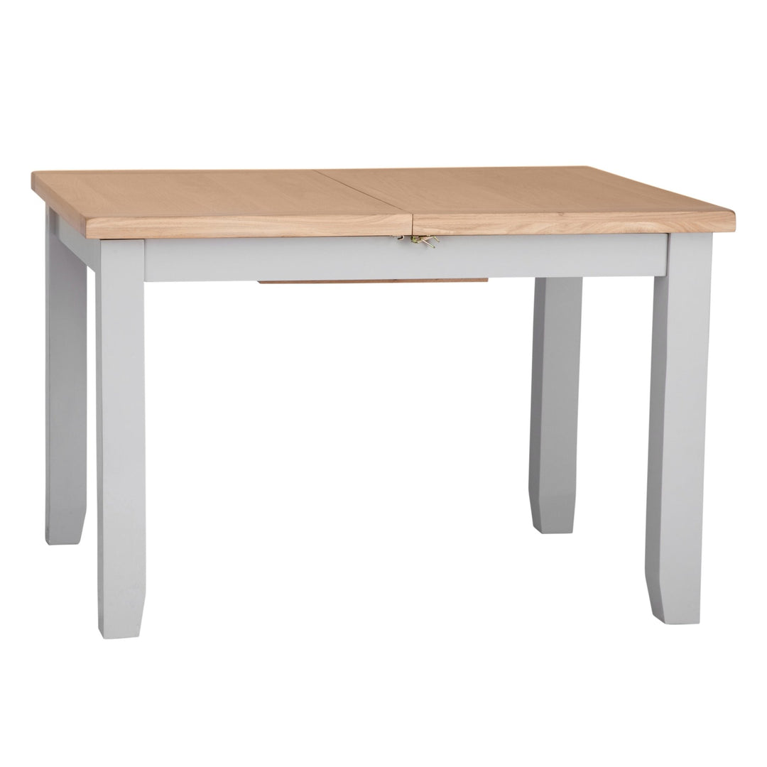 Loxhill Grey 1.2m Butterfly Extending Dining Table8 - Duck Barn Interiors