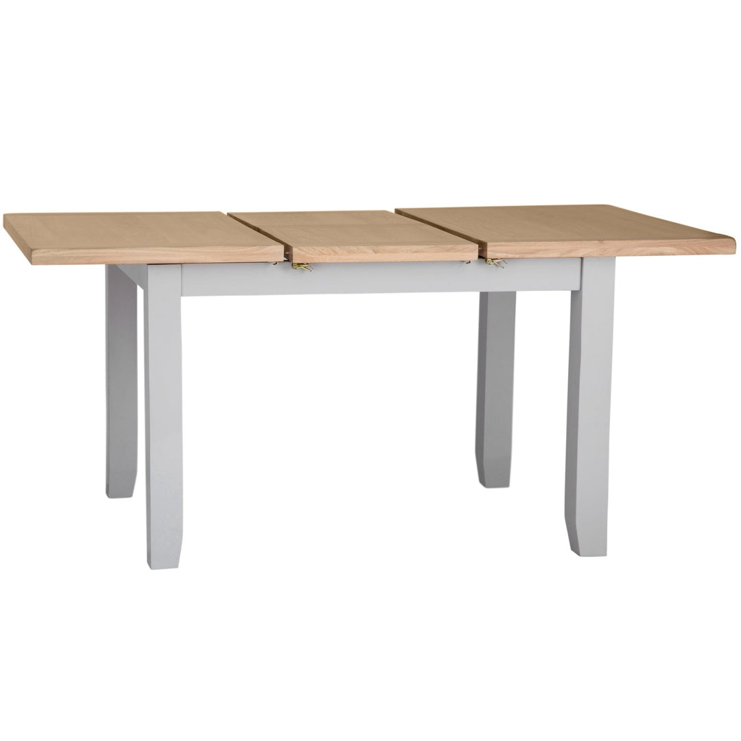 Loxhill Grey 1.2m Butterfly Extending Dining Table12 - Duck Barn Interiors